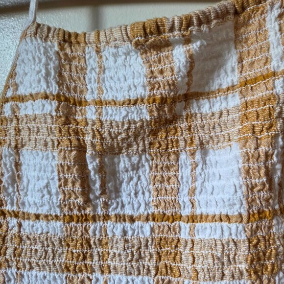 LIKE NEW AMERICAN EAGLE SMOCKER HALTER CROP TOP SIZE XL - Picture 5 of 12